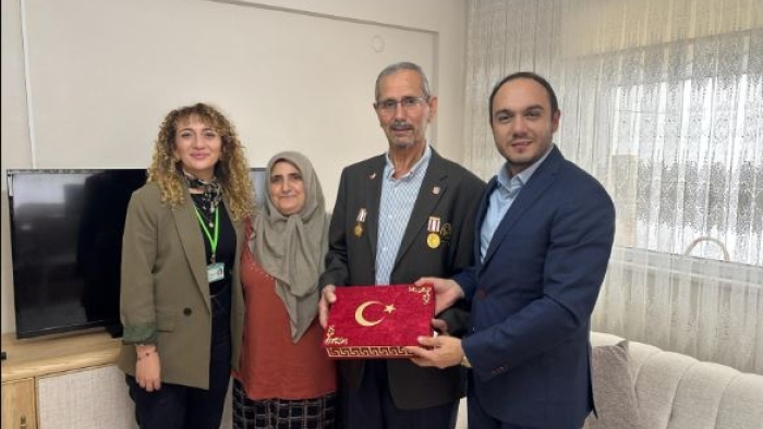 Gebze’de Kıbrıs Gazilerine minnet ziyareti